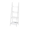 4 Tier Ladder Shelving Rack Unit Storage Shelves Bookcase Frame Stand Book Shelf