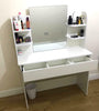Dressing Cosmetic Table Vanity Set Makeup Desk with Mirror & Drawers Dresser