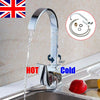 Modern Waterfall Kitchen Mixer Tap Spray Chrome Hot & Cold Bath Sink Faucet Taps