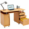 Computer Desk with Storage & A4 Filing Drawer Home Office - Emperor
