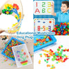 Children Kids Puzzle Peg Board With 592 Pegs Educational Toys Creative Gifts NEW