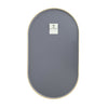 Metal Framed Wall Hanging Glass Oval Dressing Make-up Mirror Bathroom Home Decor