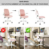 Office Game Chair Adjustable Swivel Mid-Back Computer Desk Chair Padded Armrest