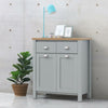 Eaton Multi Unit Cabinet Sideboard 2 Drawers Storage Cupboard Grey Oak