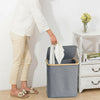 Laundry Basket with Lid Dirty Clothes Hamper with Handles Room Organizer Baskets