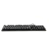 USB Wired Stylish Slim QWERTY Keyboard Layout For DESKTOP PC Computer Laptop