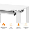 Computer Desk Laptop Wooden Drawer Home Office Work Study Writing Table White