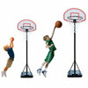 Free Standing Basketball Net Hoop Backboard Adjustable Stand Set Wheels Portable