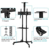 Mobile TV Cart Floor Stand Mount Home Display Trolley for 32"-70" Plasma/LCD/LED