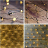 Solar Power LED Net Mesh Light Tree Trap Light Fairy Strings Outdoor Garden Sun
