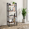 4-Tier Industrial Ladder Shelf Bookcase Plant Flower Stand Shelves Storage Unit