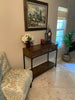 Industrial Console Table Vintage Rustic Sofa Table Sideboard Slim Cabinet Unit