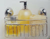 Tidy Shower Caddy Chrome/Metal Style Suction Shower/Bath Caddy Various Designs