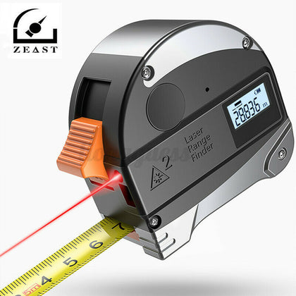 30M Tape Measure Hard Case Class Metric Auto Infrared Digital Laser Rangefinder