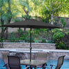 3M Outdoor Garden Parasol Patio Beach Sun Shade Round Umbrella Canopy Crank Tilt