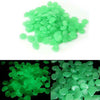 200pcs Glow in the Dark Pebbles Stone Garden Walkway Aquarium Fish Tank Ornament