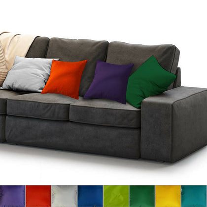 60*60CM Cushion Covers Colorful Plain Dyed Cushion Cover Polyester Cushion Cover