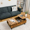 110cm Lift Top Coffee Table Modern Wooden Lift Top Dining Table Hidden Storage