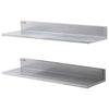30" x 8.6" Stainless Steel Wall Mounted Shelf Kitchen Restaurant Shelving