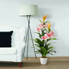 3ft Realistic Flower Tree Potted Plant Artificial Lily/Spathiphyllum Home Decor