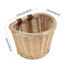 Lady and Kids Rattan Wicker Basket Woven Bike Bicycle Handlebar Natural Weaving