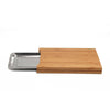Bamboo Wooden Chopping Board with Stainless Steel Tray Cutting Dicing