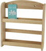 Wooden Spice Rack 2/3-Tier Wall Herbs Jars Holder Stand Wood Kitchen Storage