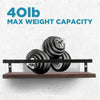 2PCS Industrial Vintage Chic Retro Wall Shelf Unit Storage Display Long Shelving