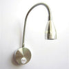 Flexible Arm Gooseneck LED Switch Wall Light Reading Light Bedroom Decor office
