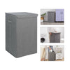 90L Large Folding Laundry Basket Washing Fabric Collapsible Storage Hamper Bin