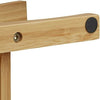 Relaxdays Bamboo Wine Rack, Holder for 9 Standard Bottles, Original Design,