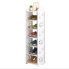 4/5/6/7/8 Tier Shoe Rack Storage Shelf Unit Cabinet Organiser Footwear White UK