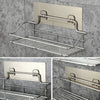 Non Rust Stainless Steel Bathroom Shower Shelf Storage Suction Basket Caddy Tidy