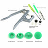 For KAM Snaps 360packs T5 Plastic Buttons 24 Colours Poppers Fastener + Pliers