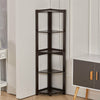 5 Tier Corner Shelf Ladder Bookcase Display Shelving Storage Unit Stand Shelves