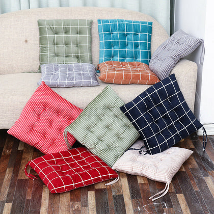 40cm Soft Tie On Seat Pads Chair Cushion Dining Room Garden Removable UK ~