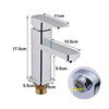 Modern Durable Monobloc Mixer Tap Bathroom Sink Basin Waterfall Faucet Chrome