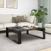 Home Storage Coffee Table High Gloss Black 100x100x35cm Chipboard Living Room