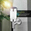 Stainless Steel Solar LED Wall Lights Fence Door Security Lamp Outdoor Garden