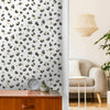 Leopard Spots White/Gold/Black WOW039 Metallic Animal Print Wallpaper