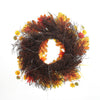 55cm Halloween Wreath Door Sunflower Autumn Maple Leaf LED Garland Festival Deco