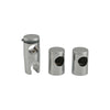 Chrome Bathroom Shower Head Holder Riser Rail Bracket Slider Bar Kit Adjustable