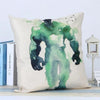18" Marvel Pillow Case Super Hero Cushion Covers Sofa Cotton Linen Square Sofa