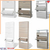 Wooden Shoe Cabinet Storage Cupboard 2/5 Drawer Hallway Footwear Organizer Rack