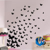 Various size Butterfly wall Art Stickers vinyl wall decals room for baby nursery