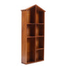 Vintage Wooden Storage Unit Wall Floating Shelves Storage Display Shelf Cabinet