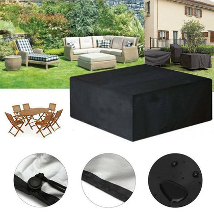 Heavy Duty Garden Patio Furniture Table Cover for Rattan Table Cube Outdoor Set