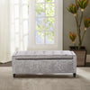 Storage Ottoman Trunk Chest Bedding Blanket Box Large Velvet Bench Pouffe Seat