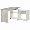 L-Shaped Computer Desk Home Office Study Table Corner Desk with Shelves Drawer