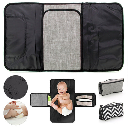 Portable Foldable Washable Baby Waterproof Travel Diaper Changing Mat Pad UK